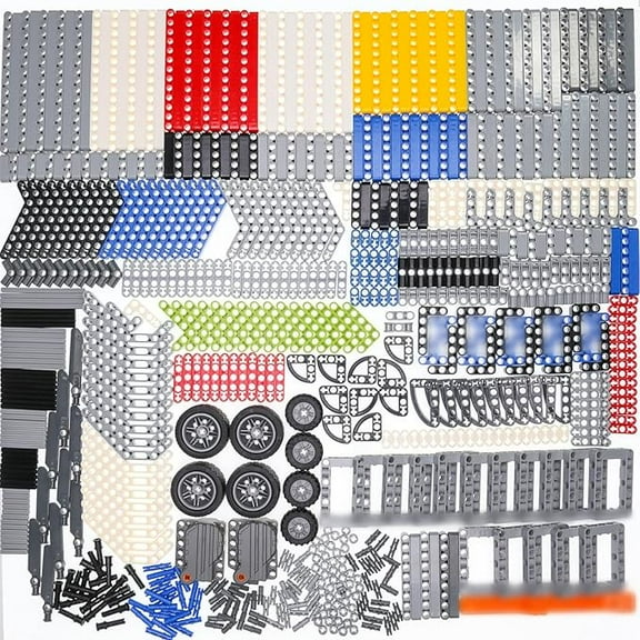 Technical Parts 695PCS Technic-Beam-Frame Set, Compatible with L Brand,Include Brick, Pin, Bush, and Technic Gear
