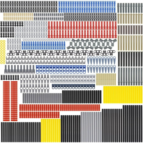 Technical Parts 886 Pcs Axle Chain Link Compatible with Lego Axle 2L/3L/4L/5L/6L/7L/8L/9L/10L/11L DIY Bricks EV3 Part