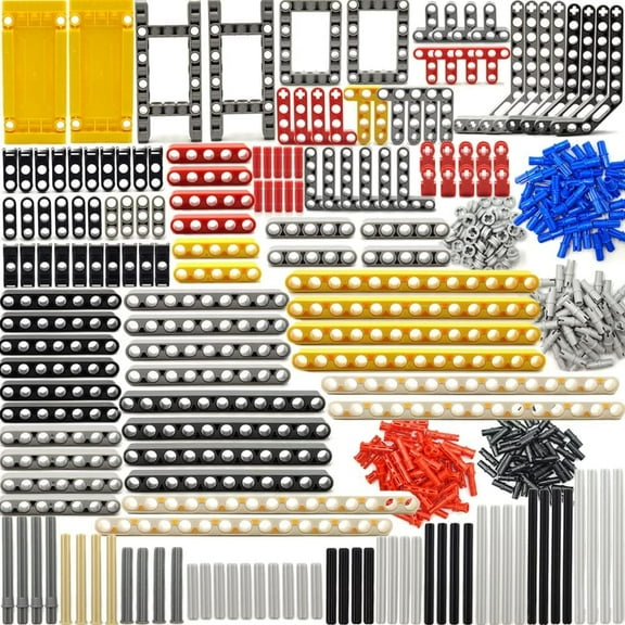 Technical Parts Beams Axles Connectors Bricks Sets - 420 Pieces, Frame Liftarms Beams for Technic Car STEM Building Block Toys