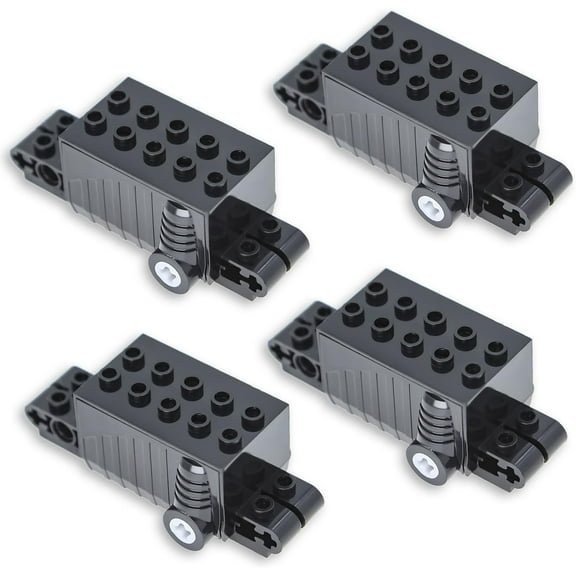 Technical Parts Pull Back Motor 9x4x2 2/3 Compatible with Lego Building Blocks 47715 MOC Pull Back Car Inertia Car Creative