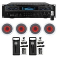 thumbnail image 1 of Technical Pro 1500w Home Karaoke Machine System Bundle with (4) 6.5" LED Ceiling Speakers, 1 of 17