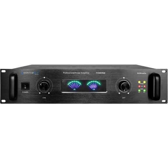Technical Pro POWER60 2U Professional 2-Channel Power Amplifier
