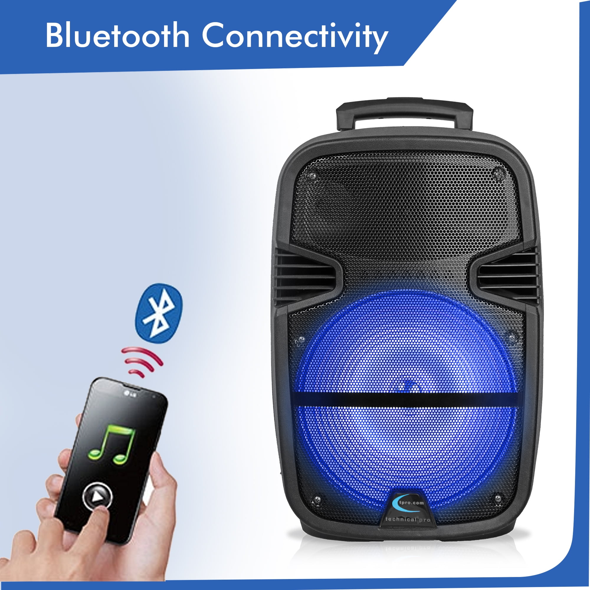 Bafle Activo 15 con Bluetooth PlayPro PL3000BT - Sonomarcas