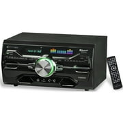 Technical Pro 3800W Bluetooth Audio Receiver DVD Player Dual Mic USB SD Inputs