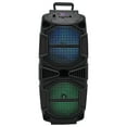 thumbnail image 1 of Technical Pro 400 Watt Each Rechargeable Bluetooth Speaker - Dual 8" Colorful LED Woofers TWS USB Mode SD Card FM Radio, 1 of 5