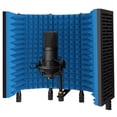 thumbnail image 1 of Technical Pro 5-Panel Microphone Isolation Shield Portable Acoustic Foam Black, 1 of 10