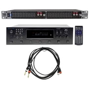 Technical Pro 6-Zone 12-Speaker Home Theater Bluetooth Receiver+Dual 15 Band Eq
