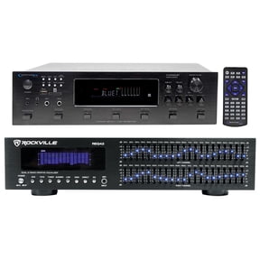 Technical Pro 6000 Watt 6-Zone, 12 Speaker Home Theater Bluetooth Receiver+EQ