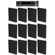 Technical Pro 6000w 6-Zone Home Theater Bluetooth Receiver+12 Slim Wall Speakers