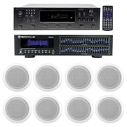 Technical Pro 6000w 6 Zone, Home Theater Bluetooth Receiver+8 6.5" Speakers+EQ