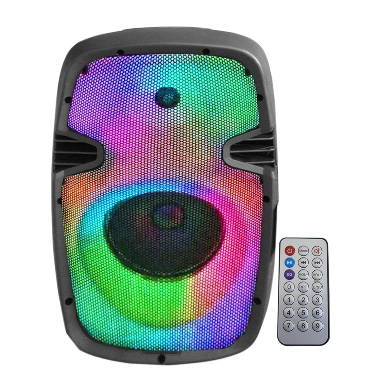 Technical Pro 800W Rechargeable 8 Bluetooth Loudspeaker Mic USB SD Remote LED