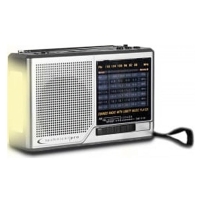 Technical Pro AM/ FM/ SW Radio Portable Speaker High Quality Listening Device With Headphone Output - image 1 of 1