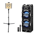 thumbnail image 1 of Technical Pro Bluetooth Karaoke Machine System+Wireless Microphone+Tablet Stand, 1 of 11