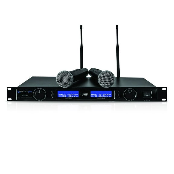 Technical Pro Dual UHF Wireless Microphone System