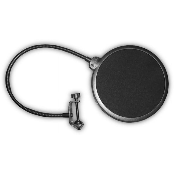 Technical Pro MKPF2 Recording Mic Microphone Pop Filter w/10" Gooseneck Clamp