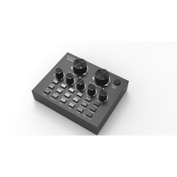 Technical Pro Podcast Mixer with Sound Effects (Black) (1 lb)