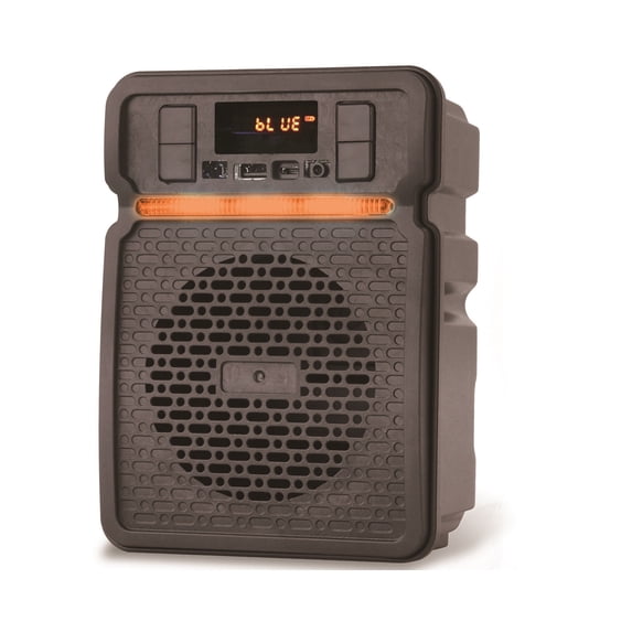Technical Pro Rechargeable LED Bluetooth Speaker With App I/P Bluetooth, USB, FM Radio, 30 Feet Range, On-The-Go Speaker