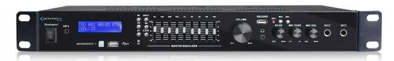 Technical Pro STUDIOPRO1 Pro Rack Mountable USB/SD Recording Studio ...