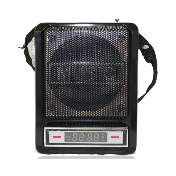 Technical Pro Solar Powered Bluetooth Speaker Rechargeable with Mic FM Radio