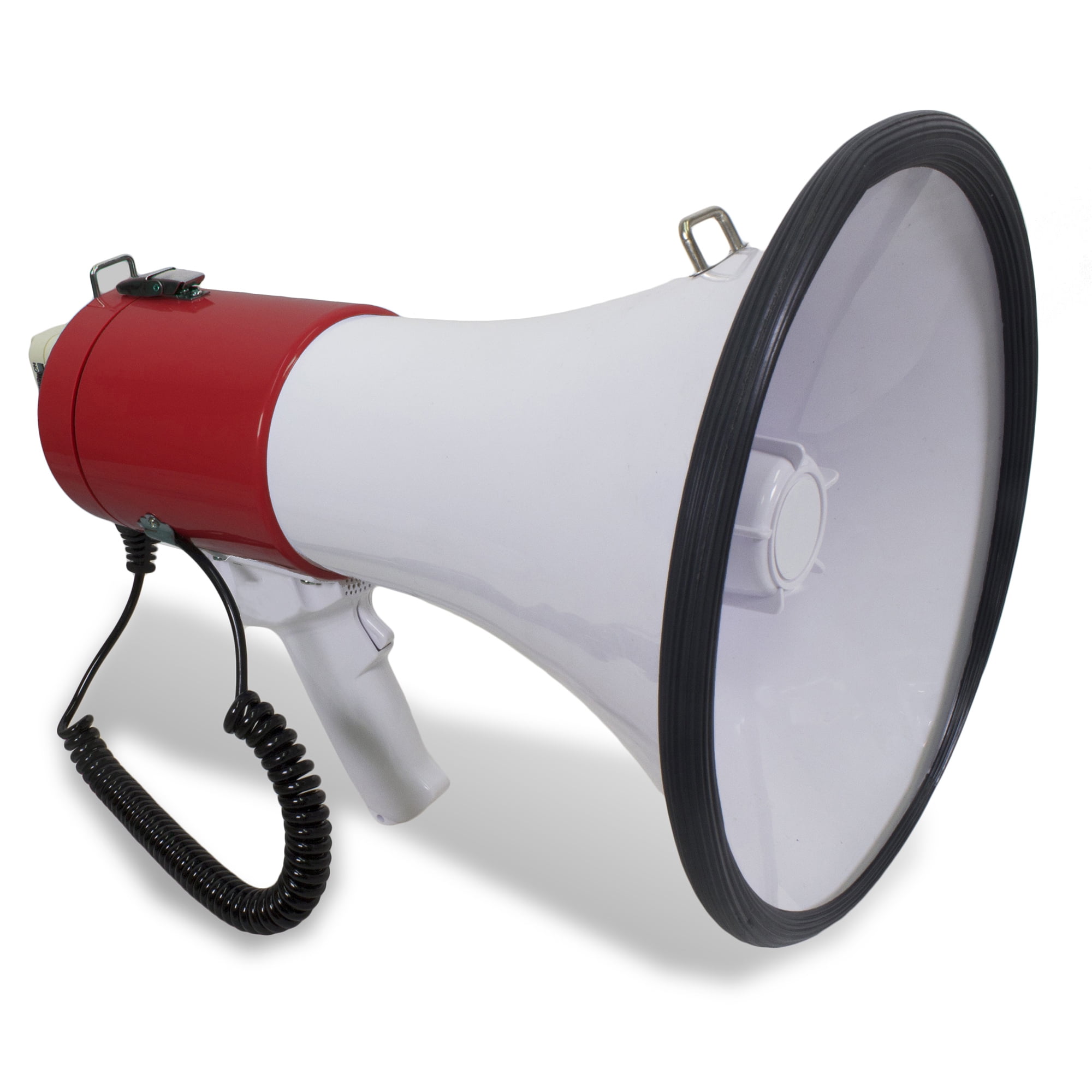 Technical Pro TPMPH40R Red Megaphone 75W Portable Bullhorn with Siren and Strap