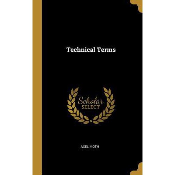 Technical Terms Hardcover