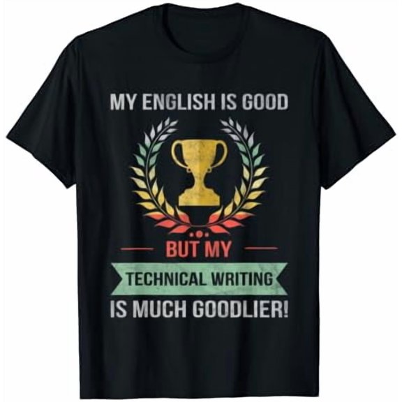 Technical Writing Profession T-Shirt Size S-5XL