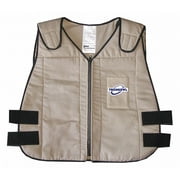 Techniche Cooling Vest,Khaki,5 to 10 hr.,L/XL 6626-KHAL/XL