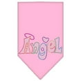thumbnail image 1 of Technicolor Angel Rhinestone Pet Bandana, Light Pink - Small, 1 of 1