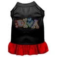 thumbnail image 1 of Technicolor Diva Rhinestone Pet Dress, Black with Red - Small 10, 1 of 1