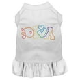 thumbnail image 1 of Rhinestone Pet Dog  Cat Dress Rhinestone, "Technicolor Diva", 1 of 10