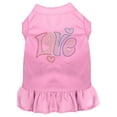 thumbnail image 1 of Rhinestone Pet Dog  Cat Dress Rhinestone, "Technicolor Love", 1 of 11