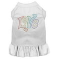 thumbnail image 1 of Rhinestone Pet Dog  Cat Dress Rhinestone, "Technicolor Love", 1 of 10