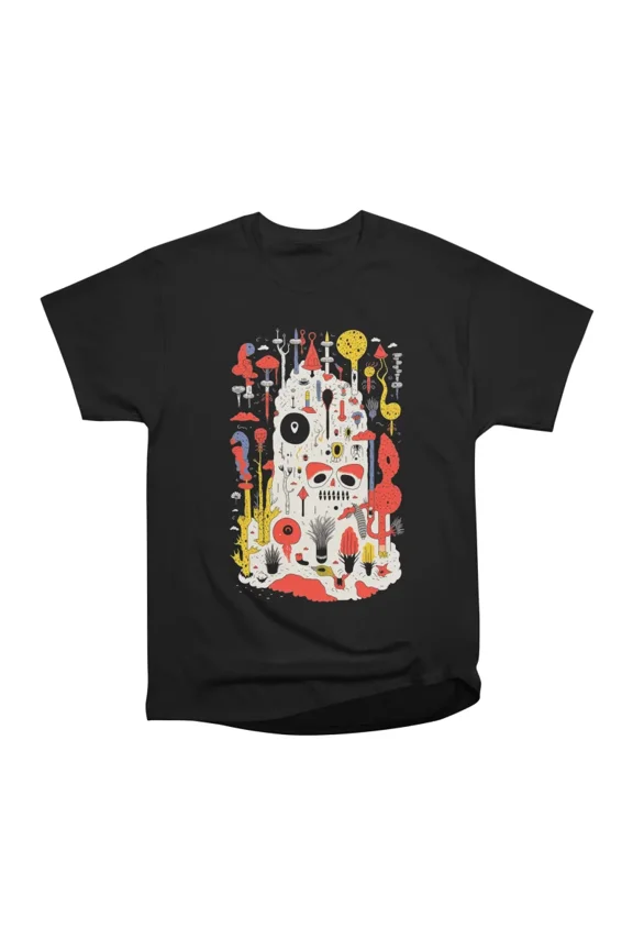 Technicolor Necro Madness T-Shirt Tee Gift For Him Merch For Her Apparel For Friend