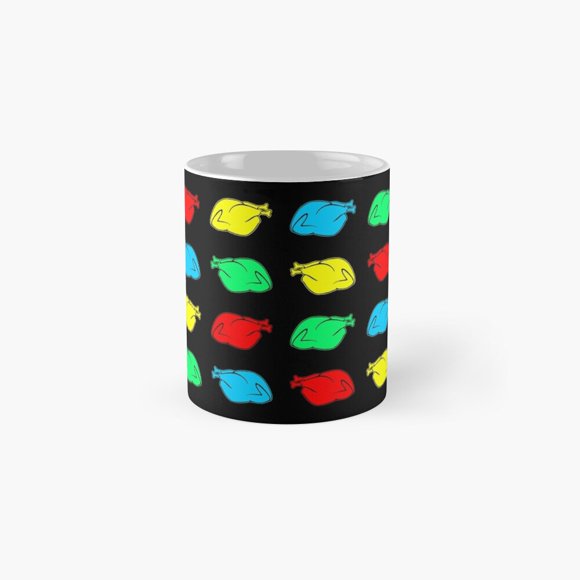 Technicolor Turkey or Thanksgiving Holiday Classic Mug