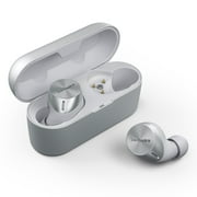 Technics Bluetooth In-Ear Headphones, Noise-Cancelling and True Wireless with Charging Case, Silver, EAH-AZ60-S