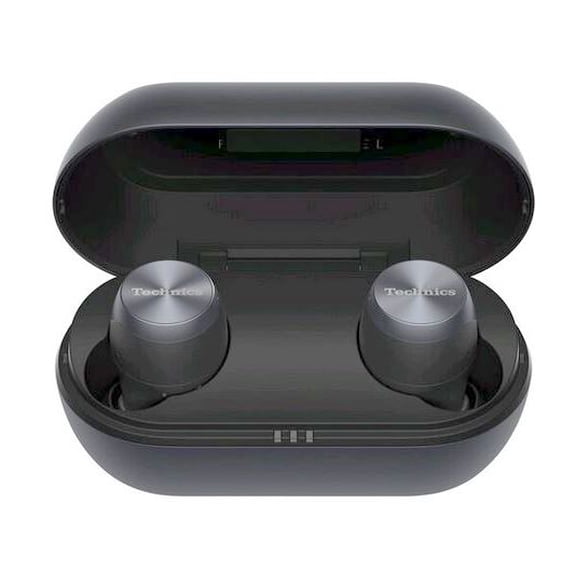 Technics Bluetooth True Wireless Earbuds with Charging Case, Black, EAHAZ70WK