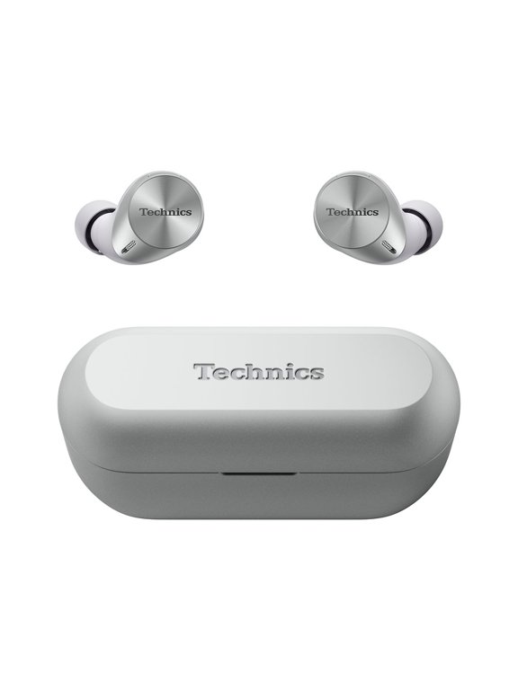 HiFi True Wireless Multipoint Bluetooth Earbuds with Noise Cancelling, 3 Device Multipoint Connectivity, Wireless Charging, Impressive Call Quality, LDAC Compatible - EAH-AZ60M2-S (Silver)
