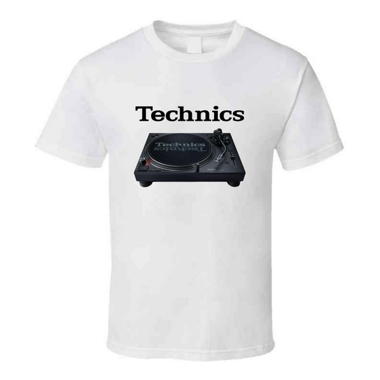 Technics Panasonic Turntable Dj Disck Jockey Vintage Retro Old School T Shirt Walmart
