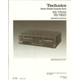 thumbnail image 1 of Technics RS-TR232 RS-T9023 Cassette Deck Owners Instruction Manual REPRINT, 1 of 1