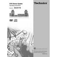 thumbnail image 1 of Technics SC-DV170 SH-DV170 SA-DV170 SL-DV170 RS-DV170 DVD Owners Manual REPRINT, 1 of 1