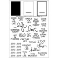 thumbnail image 1 of Technique Tuesday  'Sentiments Tabs' 4x6-inch Clear Stamps, 1 of 2