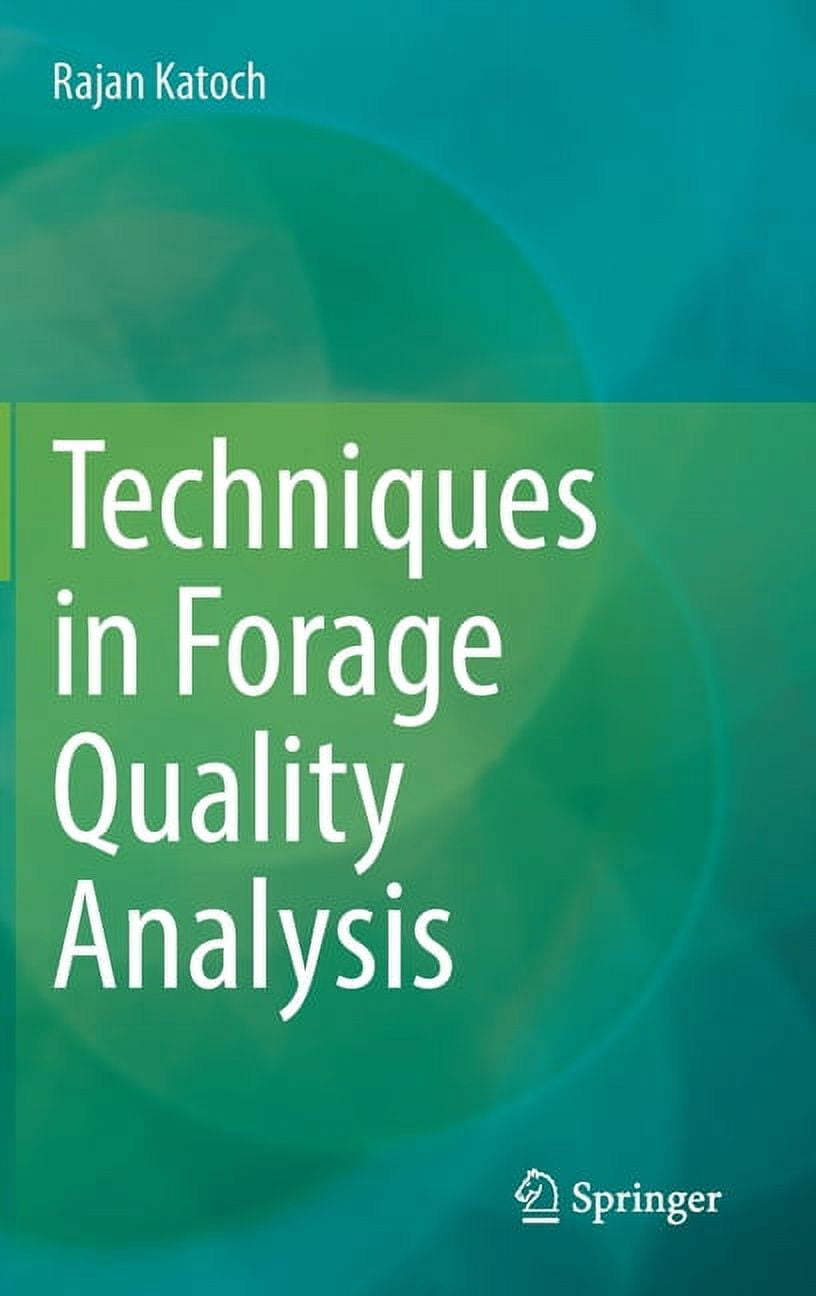 Photo inspiration: Visual Reference: Techniques In Forage Quality Analysis Hardcover