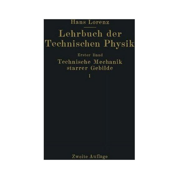 Technische Mechanik Starrer Gebilde, (Paperback)