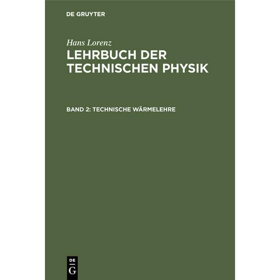 Technische Wärmelehre, (Hardcover)