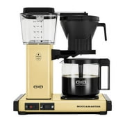 Moccamaster KBGV Automatic Drip Stop Coffee Maker 40 oz Glass Carafe | Butter Yellow