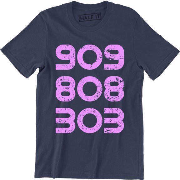 Techno 909 808 303 Slogan Drum House Tech Underground DJ Top Producer T-Shirt