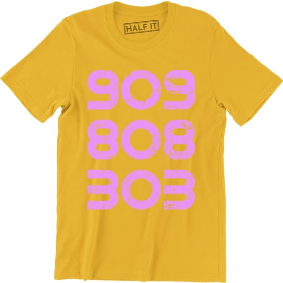 Techno 909 808 303 Slogan Drum House Tech Underground DJ Top Producer T-Shirt