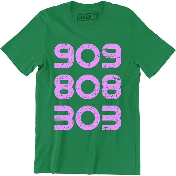 Techno 909 808 303 Slogan Drum House Tech Underground DJ Top Producer T-Shirt