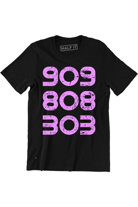 Techno 909 808 303 Slogan T-Shirt Drum House Tech Underground Dj Top Producer All Size S-5Xl