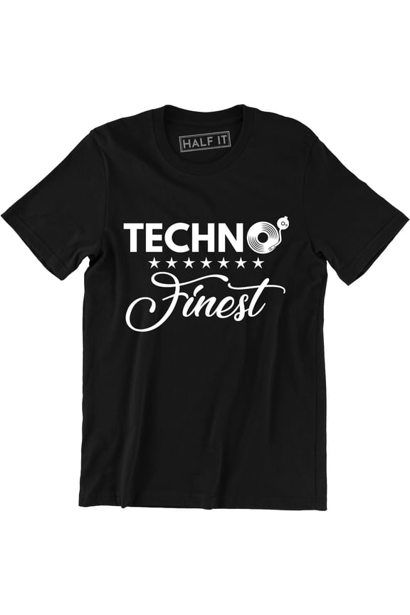 Techno Finest Dance Music Electronic House Party Disco Men's T-Shirt